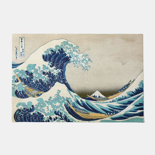 Katsushika Hokusai - The Great Wave off Kanagawa Doormat (Front)