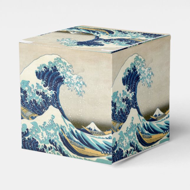 Katsushika Hokusai - The Great Wave off Kanagawa Favor Box (Front Side)
