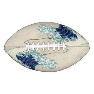 Katsushika Hokusai - The Great Wave off Kanagawa Football