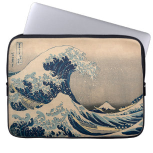 Katsushika Hokusai. The Great Wave off Kanagawa Laptop Sleeve
