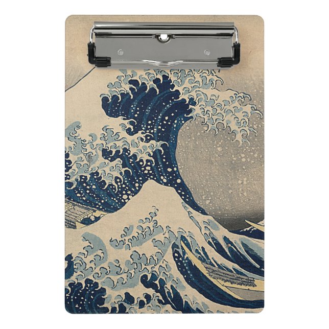 Katsushika Hokusai. The Great Wave off Kanagawa  Mini Clipboard (Front)