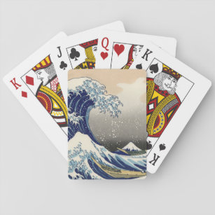 KATSUSHIKA HOKUSAI - The great wave off Kanagawa Playing Cards