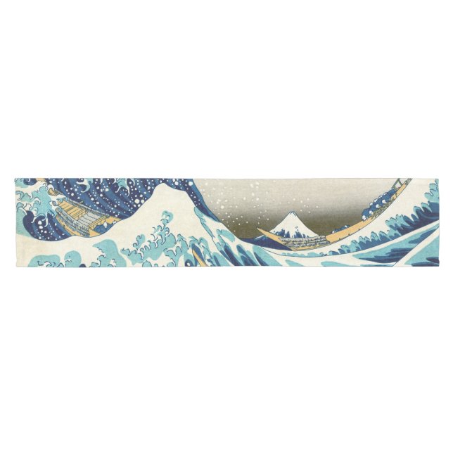 Katsushika Hokusai - The Great Wave off Kanagawa Short Table Runner (Horizontal)