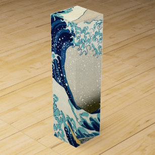 Katsushika Hokusai - The Great Wave off Kanagawa Wine Box