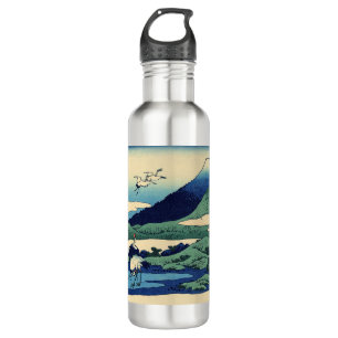 Katsushika Hokusai - Umegawa in Sagami province 710 Ml Water Bottle