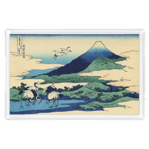 Katsushika Hokusai - Umegawa in Sagami province Acrylic Tray