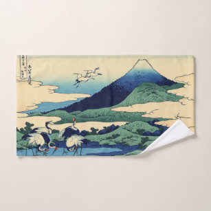 Katsushika Hokusai - Umegawa in Sagami province Bath Towel Set