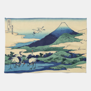 Katsushika Hokusai - Umegawa in Sagami province Kitchen Towel