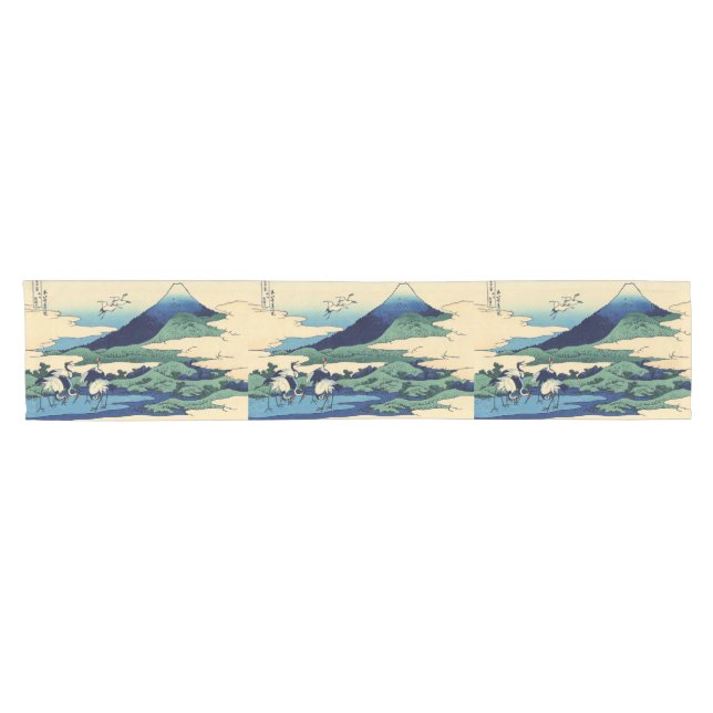 Katsushika Hokusai - Umegawa in Sagami province Short Table Runner (Horizontal)