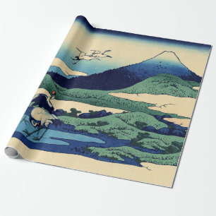 Katsushika Hokusai - Umegawa in Sagami province Wrapping Paper