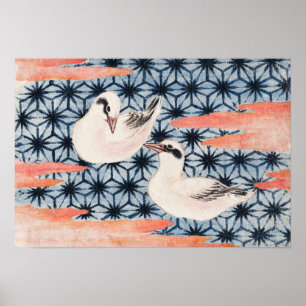 Katsushika Hokusai's birds Poster