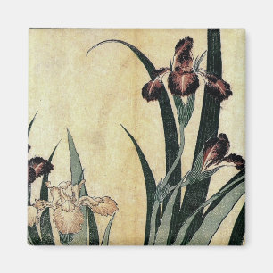 Katsushika Hokusai's Irises Magnet