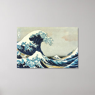 Katsushika Hokusai's The Great Wave off Kanagawa Canvas Print