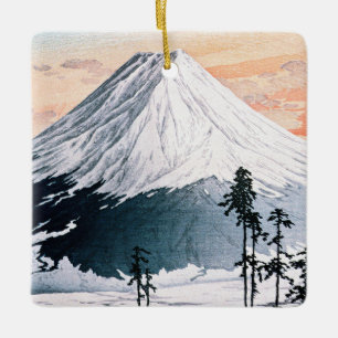 Katsuyama Neighbourhood by Hiroaki Takahashi Ceramic Ornament