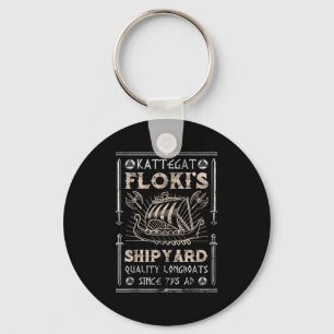 Kattegat Flokis Shipyard Nordic Mythology Viking Keychain