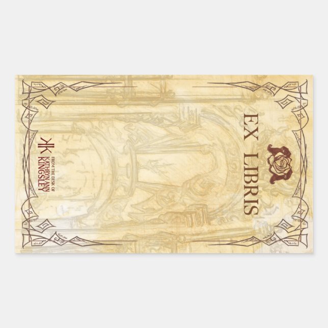 Katverse Bookplates Sticker (Front)