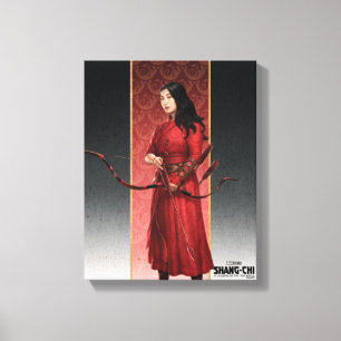 Katy Bow & Arrow Canvas Print