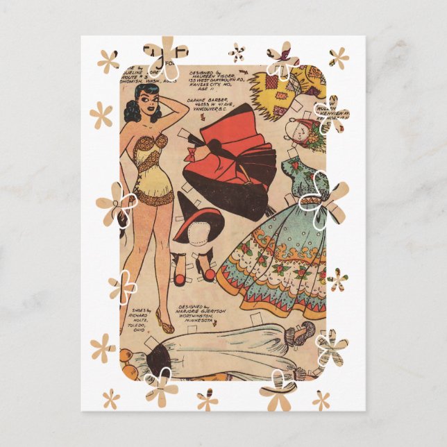 Katy Keene Halloween Costumes Postcard (Front)