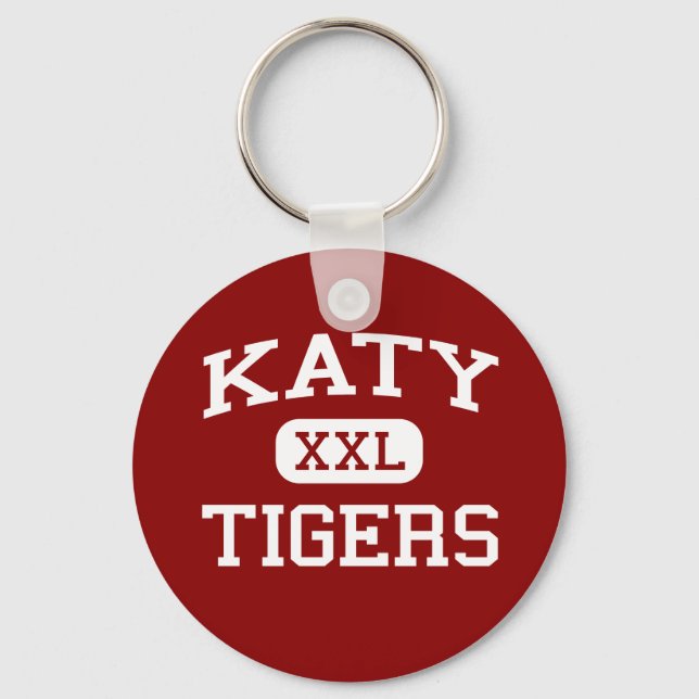 Katy - Tigers - Katy High School - Katy Texas Keychain (Front)