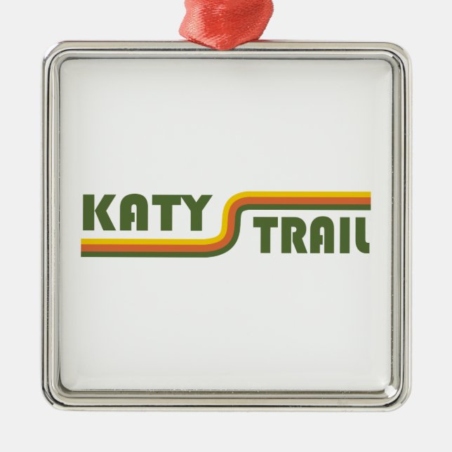 Katy Trail Missouri Metal Ornament (Front)