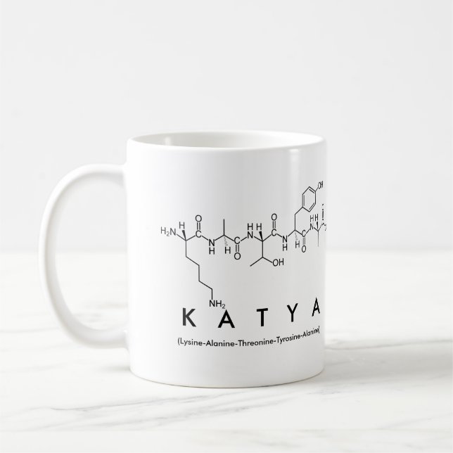 Katya peptide name mug (Left)