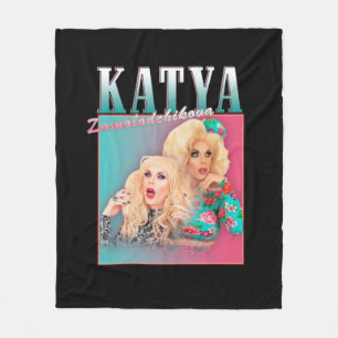 Katya Zamolodchikova Fleece Blanket