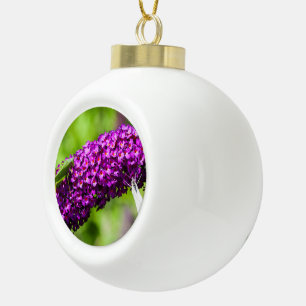 katydid energy ceramic ball christmas ornament