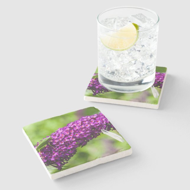 katydid energy stone coaster (Side)