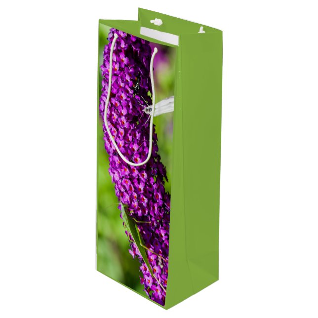 katydid energy wine gift bag (Front Angled)