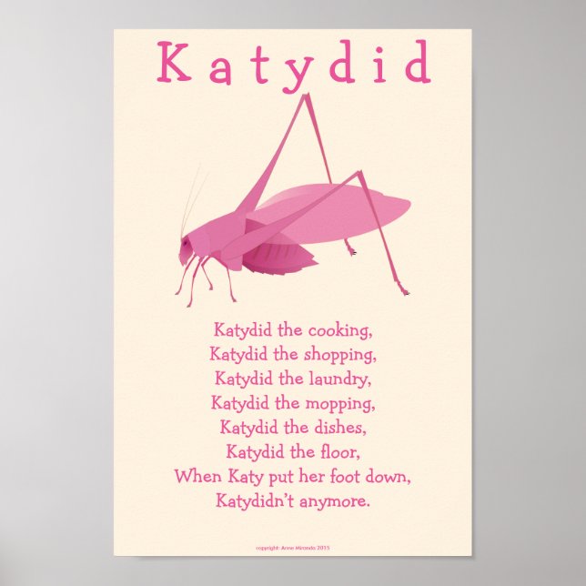 Katydid Poster (Front)