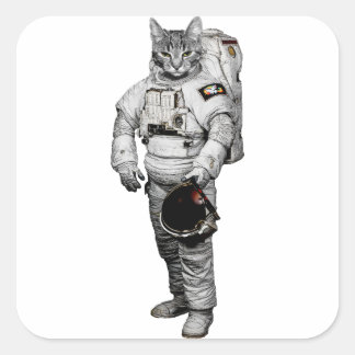 Katze Astronaut Sticker
