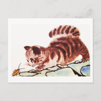 Katze Nr.32 * Katzen-Postkarten * Carte Cat-Art-Po