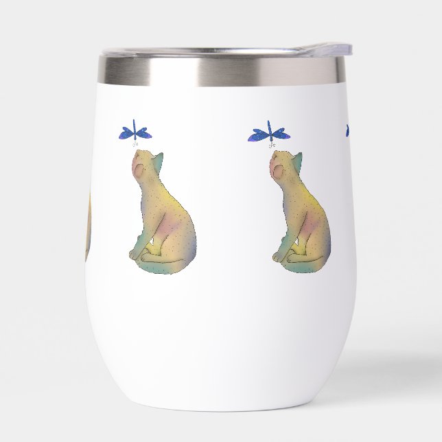 Katze und blaue Libelle (Left)