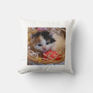Katzenbaby Throw Pillow
