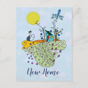 Katzenhaus New Home Postcard