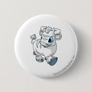 Kau White 2 Inch Round Button