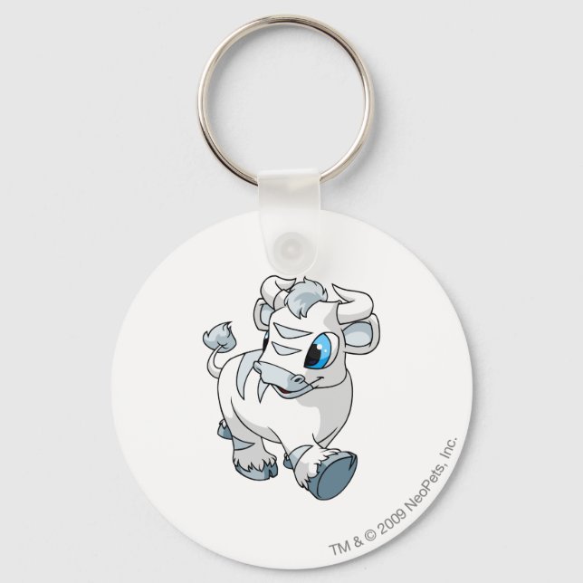 Kau White Keychain (Front)