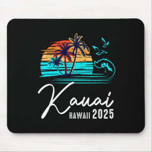 Kauai Hawaii 2025 Summer Vacation Matching Family Mouse Pad