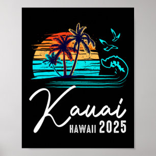 Kauai Hawaii 2025 Summer Vacation Matching Family  Poster