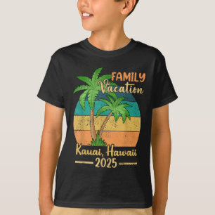Kauai Hawaii Beach Family Vacation 2025 Summer T-Shirt