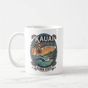 Kauai Hawaii Beach Vacation Travel Hawaiian Aloha Coffee Mug