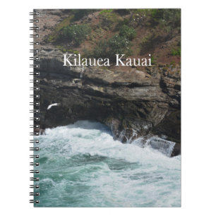 Kauai Hawaii Cliffs at Kilauea Ocean Notebook
