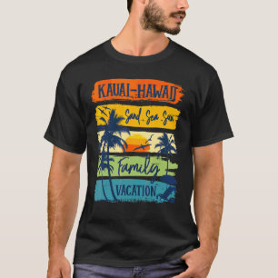 Kauai  Hawaii Hawaiian Vacation 2022 Matching Fami T-Shirt