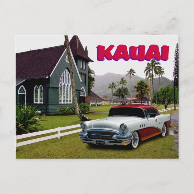 Kauai Hawaii Postcard (Front)