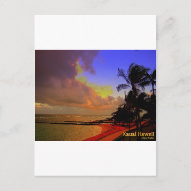 Kauai Hawaii Postcard (Front)