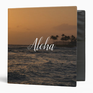 Kauai Hawaii Sunset Binder