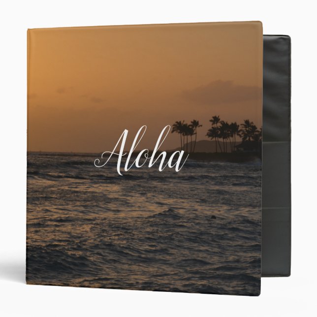 Kauai Hawaii Sunset Binder (Front/Inside)