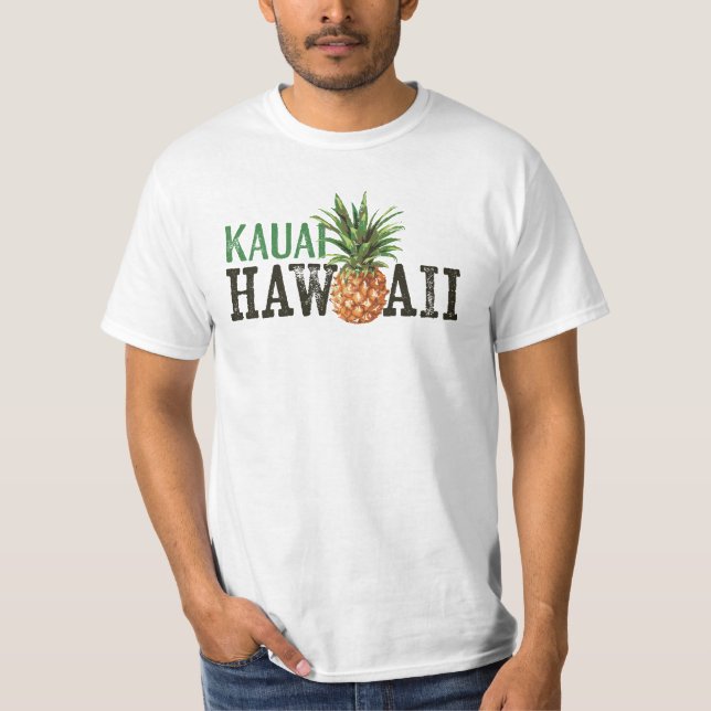 Kauai Hawaii T-shirt - Pineapple (Front)