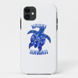 Kauai Hawaii Vacation Tribal Turtle iPhone 11 Case