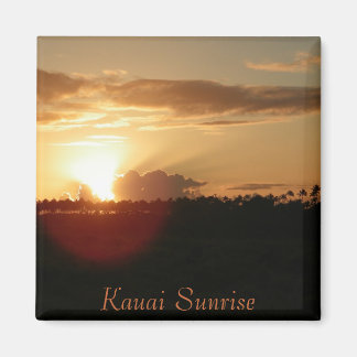 Kauai Hawaiian Sunrise Magnet